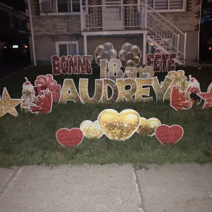 Giants lawn letters | Residential package