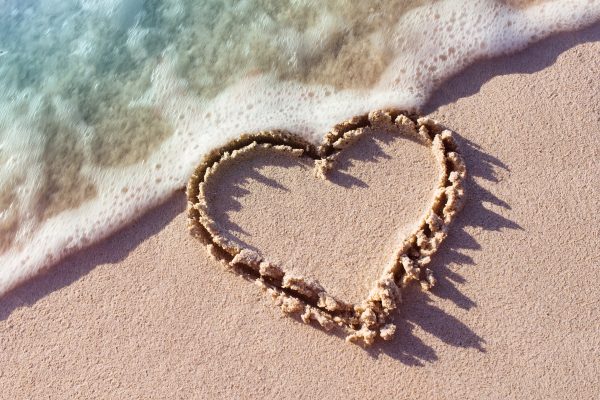 Amour et mariage dans le sable