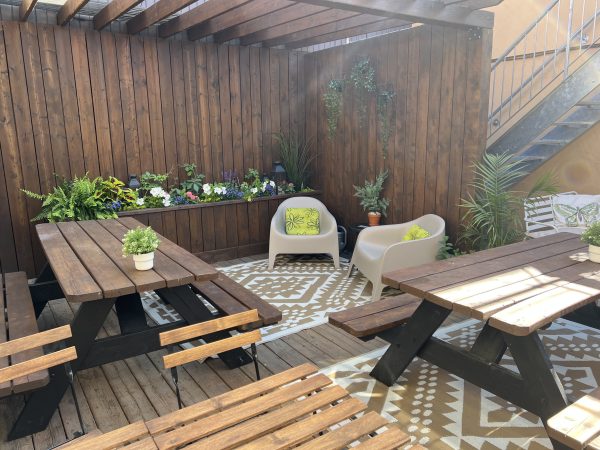 La petite voisine terrasse
